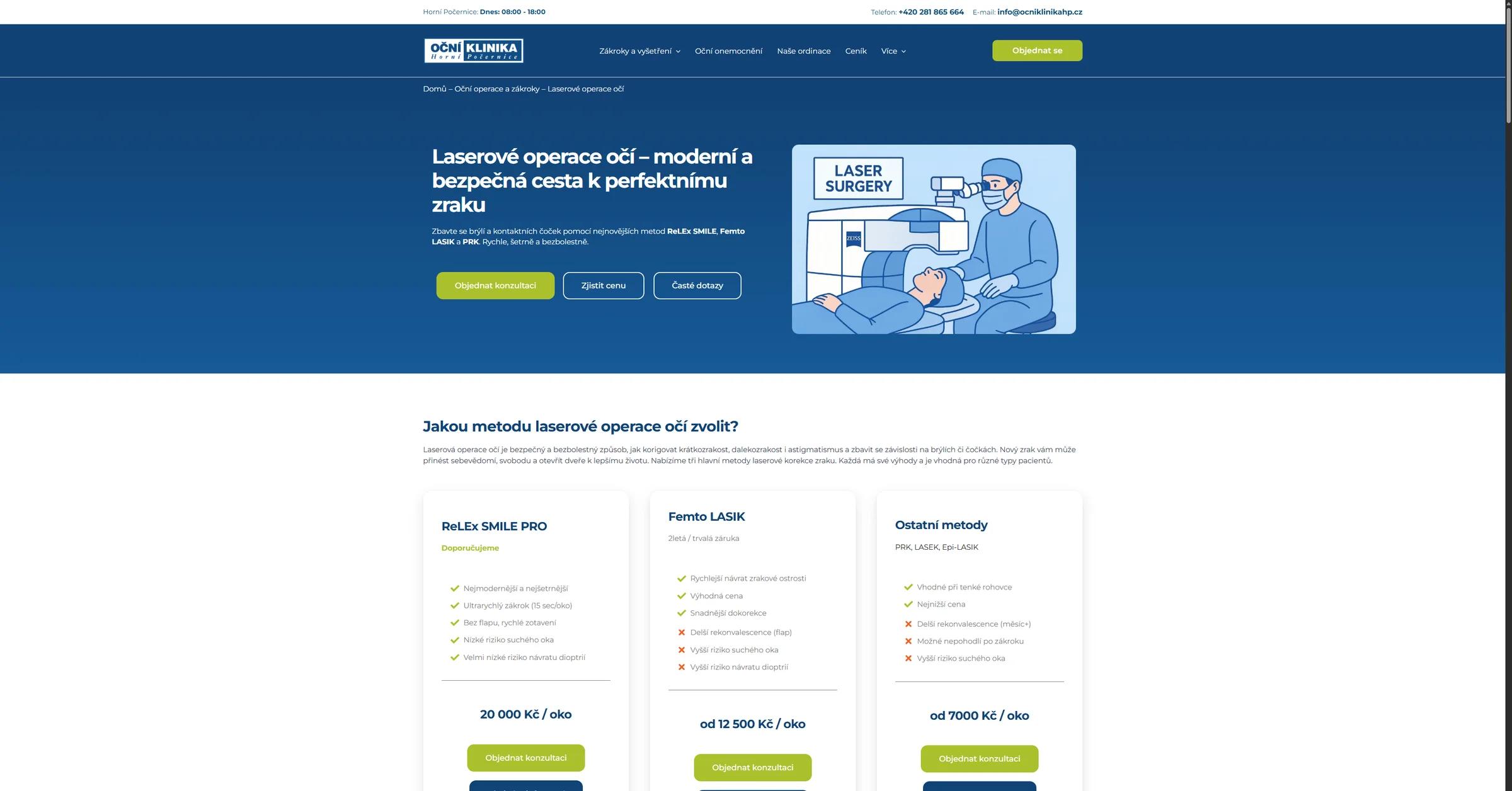 Oční klinika Horní Počernice